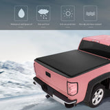 JDMSPEED Lock Soft Roll Up Tonneau Cover For 2005-2015 Toyota Tacoma 6ft (72") Short Bed