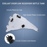 JDMSPEED 603-5203 Coolant Reservoir Tank For Freightliner Cascadia Heavy Duty Pressurized