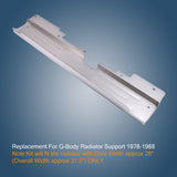 JDMSPEED For 1978-1988 G-Body Radiator Support Satin Finish Aluminum Bead Rolled