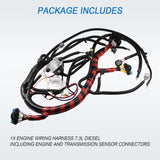 JDMSPEED New For 99-01 Super Duty F250 F350 Ford Engine Wiring Harness 7.3L Diesel