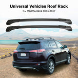 JDMSPEED For 2013-2018 Toyota Rav4 Black Adjustable Front Rear Roof Top Rack Cross Bar