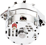 JDMSPEED Alternator New RA00114 For Chevy BBC SBC Jeep 1 Wire High Output 110Amp Chrome