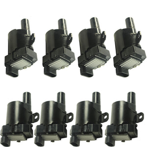 JDMSPEED Set of 8 Round Ignition Coils Kit For 99-07 Buick Cadillac Chevy GMC Isuzu V8