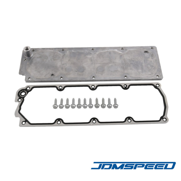 JDMSPEED Gen IV LS NON-AFM DOD Valley Cover Block Off Plate For Chevy GM 6.0L 6.2L 5.3L