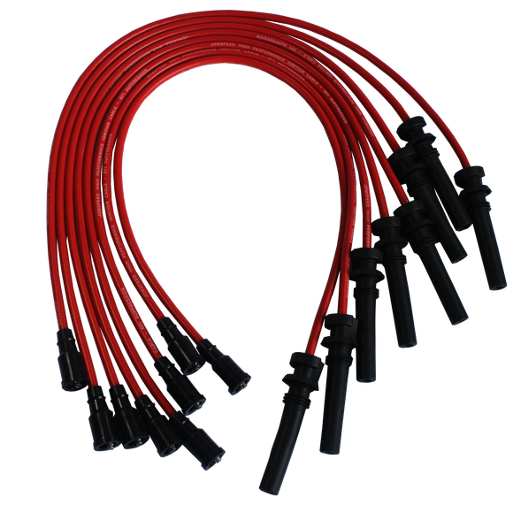 JDMSPEED Red Silicone Ignition Spark Plug Wires For 2003-2005 Dodge/Chrysler 5.7L Hemi