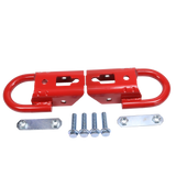 JDMSPEED Set of 2 Red Front Tow Hooks For Ford F-150 FL3Z-17N808-A