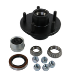 JDMSPEED 5on 5" Trailer Idler Hub Kit With inner/outer Bearing Studs Fits Axle 3500 lbs