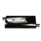 JDMSPEED Universal Stainless Steel 19" ProXS Muffler Oval 2" Offset/Offset NEW