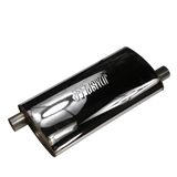 JDMSPEED Universal Stainless Steel 19" ProXS Muffler Oval 2" Offset/Offset NEW