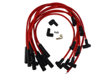 JDMSPEED New Red BBC Big Block Chevy 454 Spark Plug Wires Set HEI STR Over Valve Cover