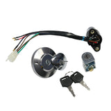 JDMSPEED Ignition Switch Fuel Gas Cap Helmet Seat Lock Key Set For Honda Rebel 250 CMX250