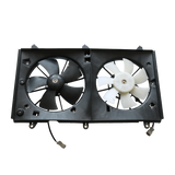JDMSPEED Dual Radiator And Condenser Fan For 2003-2007 Honda Accord 2.4L HO3115121