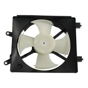 JDMSPEED A/C Condenser Radiator Cooling Fan Assembly For 2001-2005 Honda Civic 1.7L