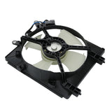 JDMSPEED A/C Condenser Radiator Cooling Fan Assembly For 2001-2005 Honda Civic 1.7L