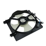 JDMSPEED A/C Condenser Radiator Cooling Fan Assembly For 2001-2005 Honda Civic 1.7L