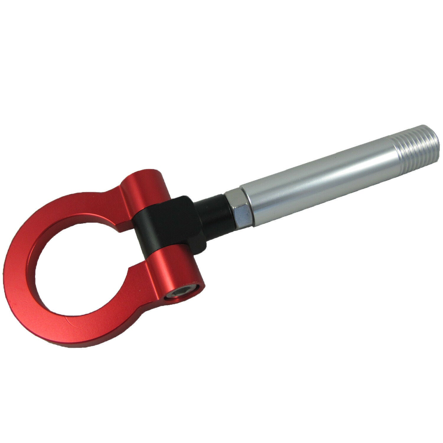 JDMSPEED RED FOLDING SCREW ON TYPE ALUMINUM FRONT REAR TOW HOOK
